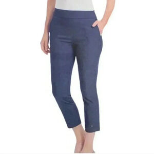 ❤️ NWT Hilary Radley  Denim Pants Size 16 Blue Cropped Ankle Pant